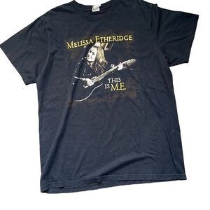 Melissa Etheridge 2014 “This is Me” Concert Tour T-Shirt‎ Black Mens Size XXL